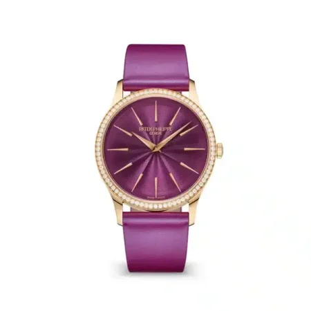 Patek Philippe 4997-200R-001 Calatrava Purple Dial Purple Leather Strap