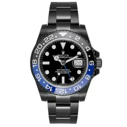 Rolex GMT-Master II 116710BLNR Black Dial Black PVD Oyster Bracelet Watch